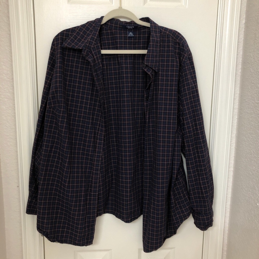 Men’s Chaps plaid button down